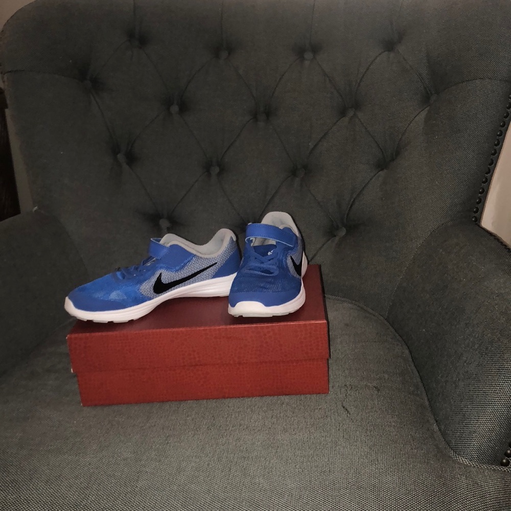 Blue Nike Boys Sneakers